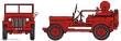 REE Modeles CB-086 - JEEP C.C.F.L Tank Jeep for Forest Fire with Guinard pump (6 m³/h),