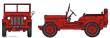 REE Modeles CB-089 - JEEP C.C.F.L Fire Command Jeep - N° 226 (with hood)