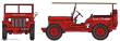 REE Modeles CB-090 - JEEP C.C.F.L Fire Jeep - (with ladder)