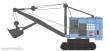 REE Modeles CB-156 - BONDY Crane on Bogies (green) SNCF EST region