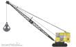 REE Modeles CB-159 - BONDY Crane on Bogies (green) SNCF SUD-OUEST region