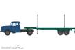 REE Modeles CB-193 - Camion Willeme Tracteur couchette + Remorque transport de Grumes