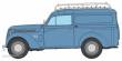 REE Modeles CB-208 - Car Renault JUVAQUATRE, Blue van Luggage rack