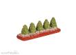 Peco CG248 - Blumenbeet mit 5 Miniaturbäumen