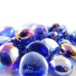 Gaming Stones CHX01176 - Crystal Dk Blue Iridized Gaming Stone (40stk, 12mm-14mm)