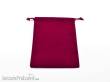 Würfelbeutel CHX02373 - Burgundy Small Suedecloth Dice Bags (4 Wide × 6 Tall)