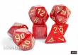 Chessex CHX22504 - Mega-hedral W2 Glitter Ruby 7-Die Set