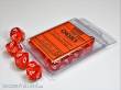 Chessex Würfel CHX23273 - Orange w/white translucent Ten d10 Sets