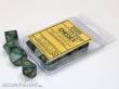 Chessex Würfel CHX25215 - Dusty Green/gold Opaque Polyhedral Ten d10 Sets