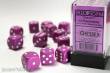 Chessex Würfel CHX25627 - Light Purple w/white Opaque 16mm d6 with pips Dice Blocks™ (12 Dice)