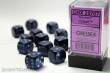 Chessex Würfel CHX25707 - Cobalt™ Speckled 16mm d6 with pips Dice Blocks™ (12 Dice)