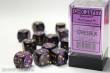 Chessex Würfel CHX25717 - Hurricane™ Speckled 16mm d6 with pips Dice Blocks™ (12 Dice)