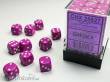 Chessex Würfel CHX25827 - Light Purple w/white Opaque 12mm d6 with pips Dice Blocks™ (36 Dice)