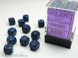 Chessex Würfel CHX25907 - Cobalt™ Speckled 12mm d6 with pips Dice Blocks™ (36 Dice)