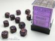 Chessex Würfel CHX25917 - Hurricane™ Speckled 12mm d6 with pips Dice Blocks™ (36 Dice)