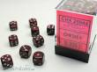 Chessex Würfel CHX25944 - Silver Volcano™ Speckled 12mm d6 with pips Dice Blocks™ (36 Dice)