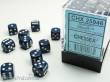 Chessex Würfel CHX25946 - Stealth™ Speckled 12mm d6 with pips Dice Blocks™ (36 Dice)