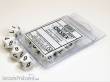 Chessex Würfel CHX26201 - White/black Opaque Polyhedral Ten d10 Sets