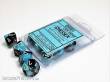 Chessex Würfel CHX26246 - Black-Shell w/white Gemini™ Polyhedral Ten d10 Sets