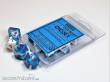 Chessex Würfel CHX26257 - Astral Blue-White w/red Gemini™ Polyhedral Ten d10 Sets