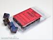 Chessex Würfel CHX26258 - Black-Starlight w/red Gemini™ Polyhedral Ten d10 Sets