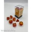 Chessex CHX26468 - Gemini® Polyhedral Translucent Red-Yellow/gold 7-Die Set