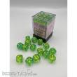 Chessex CHX26866 - Gemini® 12mm d6 Translucent Green-Teal/yellow Dice Block™ (36 dice)