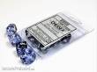 Chessex Würfel CHX27208 - Nebula™ Black w/white Signature™ Polyhedral Ten d10 Sets
