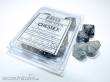 Chessex Würfel CHX27378 - Borealis® Light Smoke/silver Luminary Set of Ten d10s
