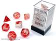 Chessex CHX27554 - Nebula TM Red/silver Luminary 7-Die Set