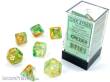 Chessex CHX27555 - Nebula TM Spring/white Luminary 7-Die Set