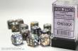 Chessex Würfel CHX27640 - Festive™ Carousel w/white Signature™ 16mm d6 with pips Dice Blocks™ (12 Dice)