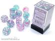 Chessex CHX27745 - Nebula TM 16mm d6 Wisteria/white Luminary Dice Block? (12 dice)