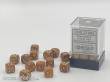 Chessex Würfel CHX27903 - Glitter Polyhedral Gold/silver Signature™ 12mm d6 with pips Dice Blocks™ (36 Dice)