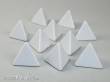 Chessex Würfel CHX29031 - Opaque Polyhedral White Bag of 10 Blank 4-sided dice