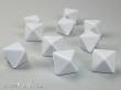 Chessex Würfel CHX29033 - Opaque Polyhedral White Bag of 10 Blank 8-sided dice