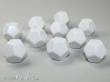 Chessex Würfel CHX29035 - Opaque Polyhedral White Bag of 10 Blank 12-sided dice