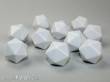 Chessex Würfel CHX29036 - Opaque Polyhedral White Bag of 10 Blank 20-sided dice