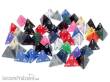 Chessex Würfel CHX29404 - Bag of 50 Assortment Loose Opaque Polyhedral d4 Dice