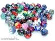 Chessex CHX29520 - Bag of 50 Assorted Loose Gemini® Polyhedral d20 Dice.