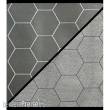 Chessex CHX96680 - Battlemat 1? Reversible Black-Grey Hexes (23½? x 26? Playing Surface)