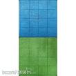 Chessex CHX97465 - Megamat® 1” Reversible Blue-Green Squares (34½” x 48” Playing Surface)