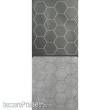 Chessex CHX97680 - Megamat® 1” Reversible Black-Grey Hexes (34½” x 48” Playing Surface)