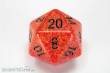 Chessex Würfel CHXXS2021 - Fire™ Speckled 34mm 20-Sided Dice