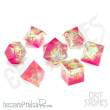 Glassstaff CSDCB12SPRNGRMCE - Spring Romance Sharp Edge Resin RPG Dice Set