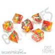 Glassstaff CSDCB15MDWBLM - Meadow Bloom Sharp Edge Resin RPG Dice Set