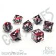 Glassstaff CSDCB21RNGPWRBLK - Rings of Power (Black) Sharp Edge Resin RPG Dice Set