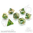 Glassstaff CSDCB36VRDNTVLLY - Verdant Valley Sharp Edge Resin RPG Dice Set