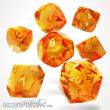 Glassstaff CSDCB42SLSHRD - Solshard Sharp Edge Resin RPG Dice Set