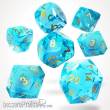 Glassstaff CSDCB43CRSLX - Crysalix Sharp Edge Resin RPG Dice Set